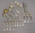 Approximately Nineteen Pieces of Sterling and Silver Plated Flatware