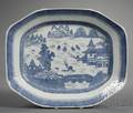 Large Canton Porcelain Platter