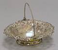 Small George III Reticulated Silver Sweetmeat Basket
