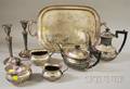 William Adams FivePiece Silver Plated TeaCoffee Service