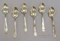 Set of Six Stieff Sterling Silver Spoons