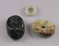 Three Asian Carved Jade Items