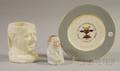 Three Collectors US Political Porcelain Items