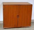 Danish Modern Teak TwoDoor Wardrobe Cabinet