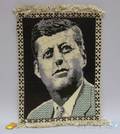 Small Woven Wool John F Kennedy Portrait Rug