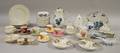 Approximately Fifty Pieces of European Decorated Porcelain Tableware