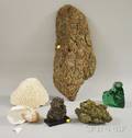 Group of Assorted Decorative and Collectible Natural and Scientific Fragments and Items