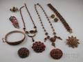 Group of Mostly Garnet Jewelry