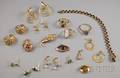 Group of Gold Gemset Jewelry