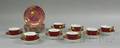 Twentyfour Pieces of Wedgwood Pink Lustre Tableware