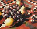Lowell Blair Nesbitt American 19331993 Kilim Rug with Fruit