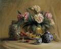 Lynn Nelsen Aylsworth American 20th21st Century Still Life with Vase and Teapot