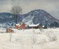 Robert Strong Woodward American 18851957 Red Farm in Winter
