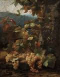 Alexis Kreyder French 18391912 Landscape with Grapes on the Vine