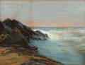 Robert Arthur American 18501914 Crashing Waves at Dusk