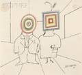Saul Steinberg American 19141999 Art Lovers
