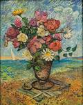 David Burliuk UkrainianAmerican 18821967 Still Life with Flowers by the Shore