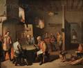 Manner of David Teniers the Younger Flemish 16101690 Lot of Two Tavern Scenes