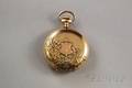 Antique Gold Waltham Hunting Case Pocket Watch