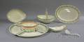 Ten Wedgwood Handpainted Creamware Tableware Items
