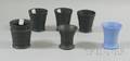 Six Wedgwood Basalt Edme Footed Cups