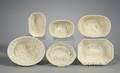 Six Creamware Culinary Molds