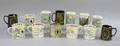 Thirteen Wedgwood Ceramic Collectors and Commemorative Mugs