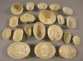 Twenty English Creamware Culinary Molds