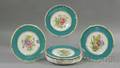 Set of Eight Aynsley Bone China Dessert Plates