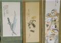 Three Japanese Scroll Paintings