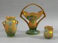 Three Pieces of Roseville Pottery