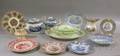 Approximately Eighteen Pieces of Transfer Decorated Staffordshire