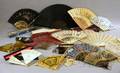 Fifteen Assorted 19th Century Chinese and European Hand Fans