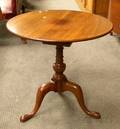 Chippendalestyle Mahogany Birdcage Tea Table