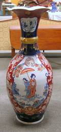 Japanese Imari Porcelain Floor Vase