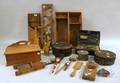 Group of Country Wooden and Tin Kitchen Items
