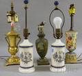 Five Assorted Decorative Table Lamps