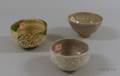 Three Asian Ceramic Tea Ceremony Bowls