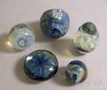 Five Contemporary Signed Robert Eickholt Paperweights