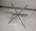 Chrome and Glass Table
