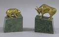 Bronze Bull and Bear