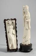 Two Chinese Ivory Carvings