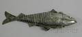 Silver Articulated Fishform Container