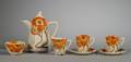 Clarice Cliff Bizarre Ware FivePiece Coffee Set