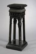 American Aesthetic Movement Ebonized Pedestal