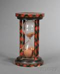 Victorian Tartanware Hourglass