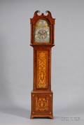 Scottish Georgian Inlaid Mahogany Tall Case Clock