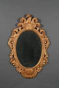 Rococostyle Giltwood Oval Mirror