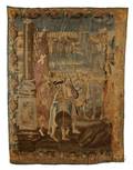 French Wool Tapestry Fragment