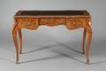 Louis XV Style Brassmounted and Leathertop Tulipwood Writing Table